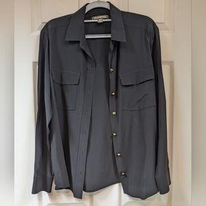 Tommy Bahama Black Button Down Shirt